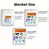 Future City Manga 2D Flat Pattern Flannel Blanket High quality All Seasons Warmth and Comfort Perfect for Christmas Gifts.P260914522