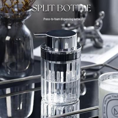 Foaming Press-Type Mousse Bottle: Large Capacity Hand Soap & Facial Cleanser Dispenser