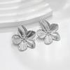ERESI Boucle Doreille Bijoux  Bulk Waterproof 18K Gold Plated Stainless Steel Flowers Fashion Jewelry Earrings