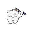 Cartoon Eyecatching Toothbrush Pin Charming Alloy Badge For Stylish Ideas Gift
