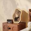 Künstlerische Wandkunst Dekorative Fotohalterung Elefant Holz Unregelmäßig Wandbild Panda Schreibtisch-Ornament Heimdekoration