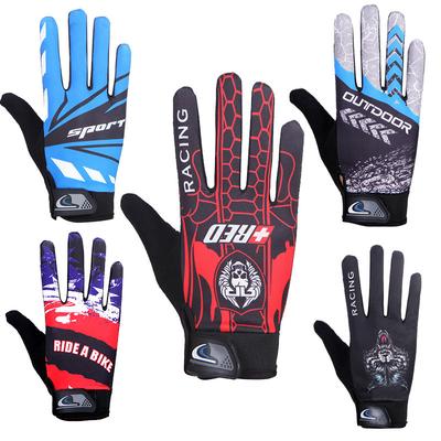 Cycling Gloves Men and Women's Spring Outdoor Sports Frisbee Cycling Breathable Sun Protection Non-slip Long Finger Touch Screen Thin Gloves