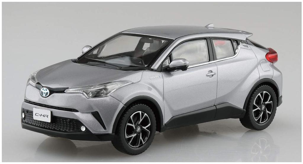 Aoshima Bunka Kyozai The Snap Kit Series Toyota Metal Stream kovový plastový model 1/32 C-HR barevné kódování 06-C