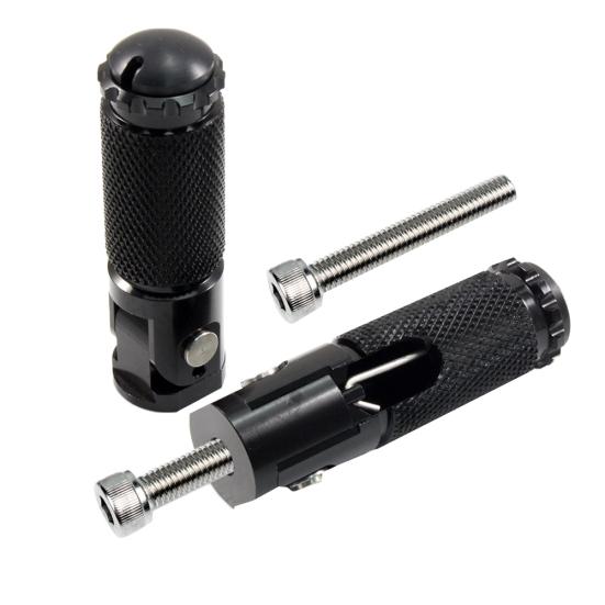 2ks hliníkové univerzální motocyklové skládací nožní pedály na motocykly