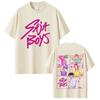 KPop Demon Hunters Saja Boys T-shirt Harajuku O-neck Casual Shirt Gift Men Women Short Sleeve Oversized Y2k Male Female Clothing