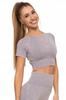 Women's Sports Top with Short Sleeves Comfortable Training MORAJ GREY L/XL