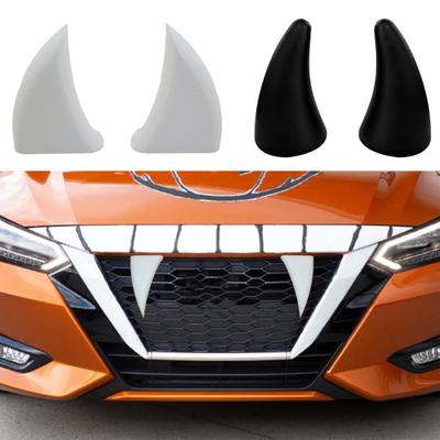 1 Pair Halloween Decoration Car Vampires Teeth for Cars Truck SUV Waterproof Car Fangs Car Front Grill Vampires Teeth