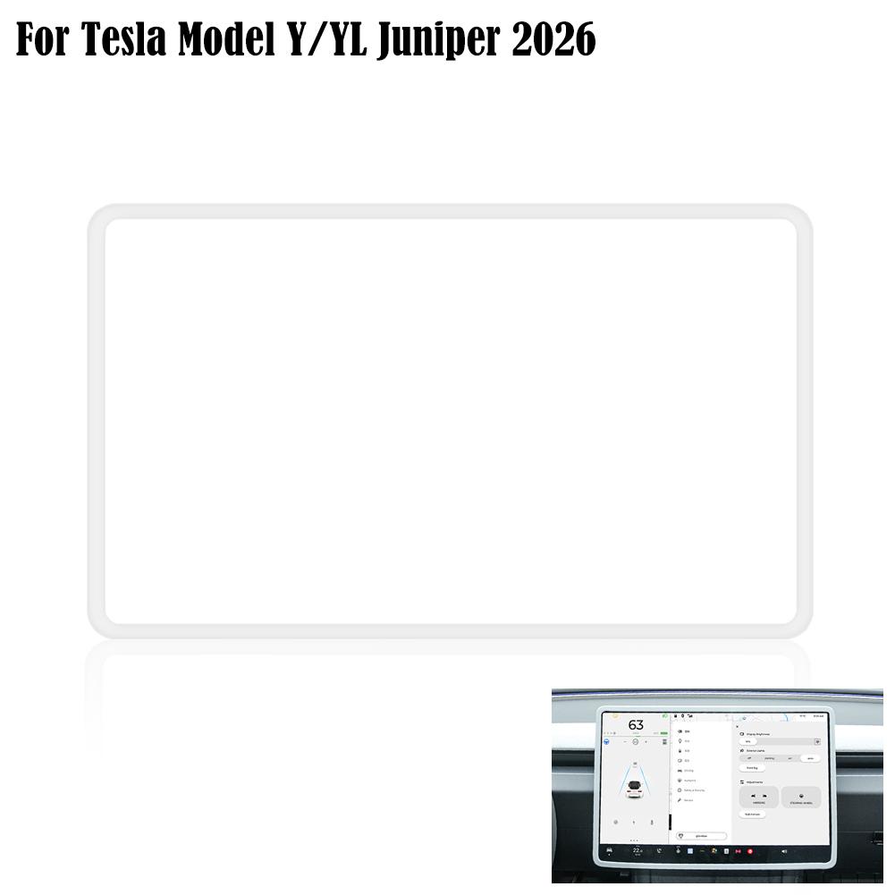 Для Tesla Model Y Juniper 2026 Силиконовый чехол для экрана центральной консоли, дисплея управления, навигационного экрана, Защитная пленка