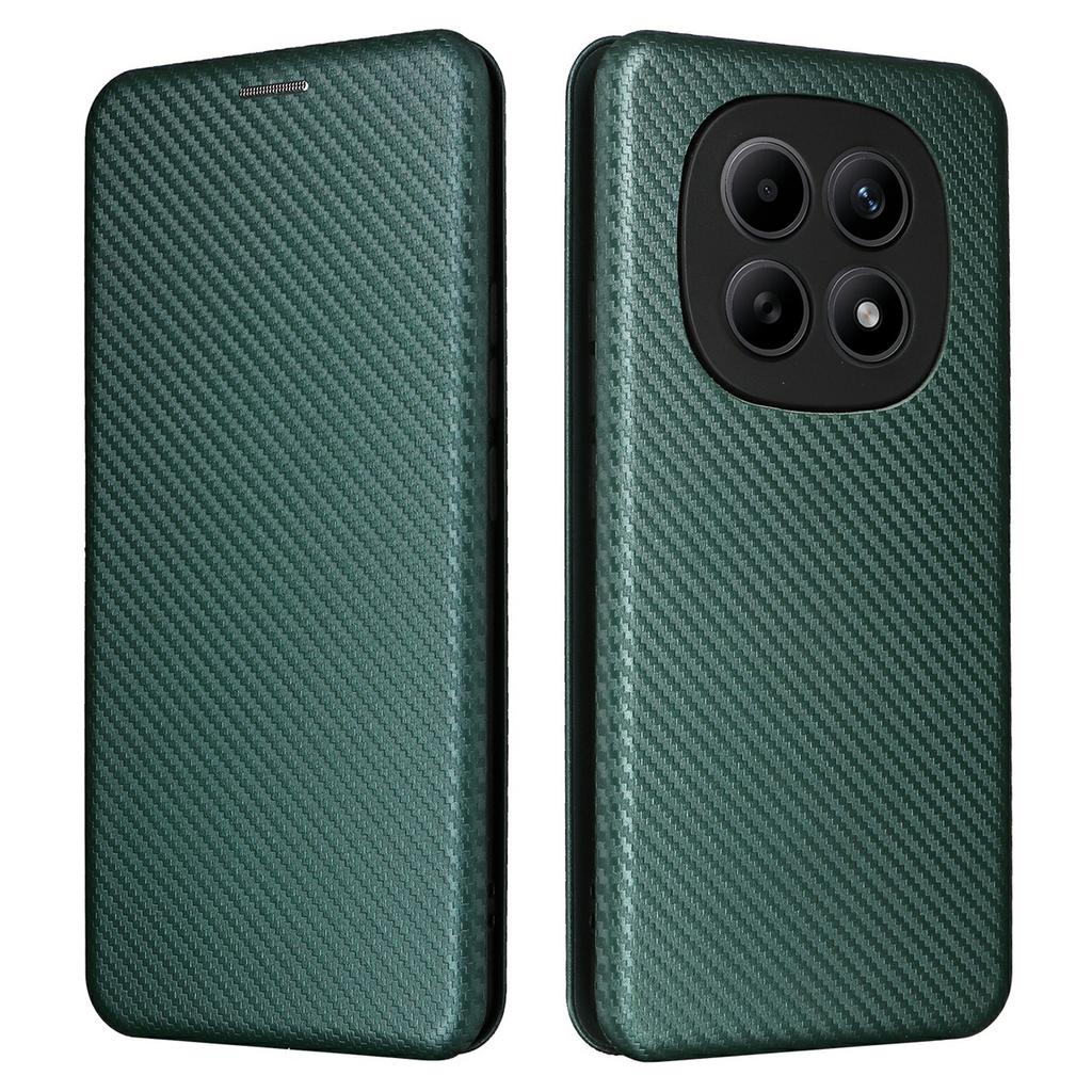 Phone Case For Xiaomi Poco M8 5G / Redmi Note 15 5G (Global) / 15 4G (Global) Carbon Fiber Texture Drop-Proof PU Leather Phone Cover