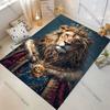 Regal lion in royal attire carpet Yoga living room room decor children's crawling mat doormat area rug games mat