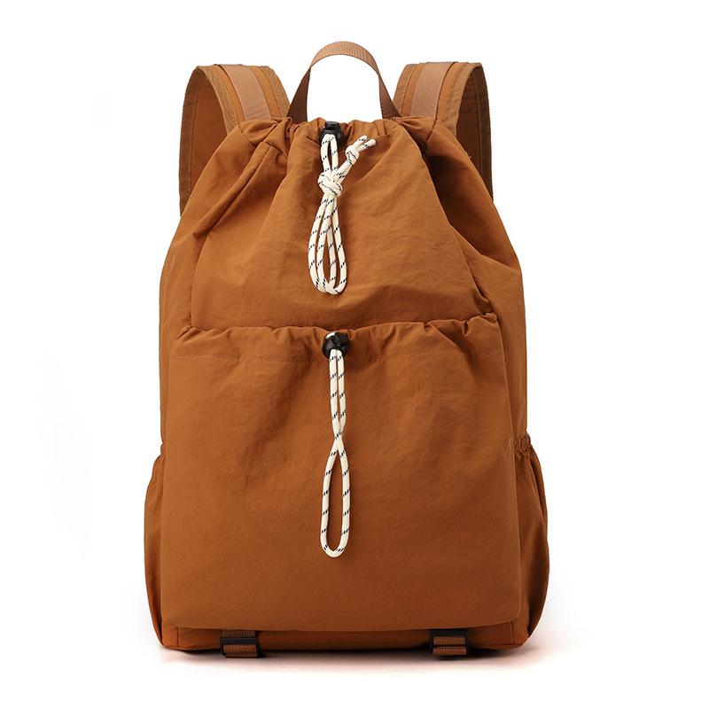Schoolbag Drawstring Sports Backpack Women's Outdoor Mountaineering Leisure Travel Backpack New Male Student Large Capacity School Bag