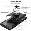 Armor Kickstand Case for Samsung Galaxy S24 S23 Ultra S22 Plus S21 FE Note 20 Cover Card Slot Wallet Ring Holder Business Full Protection Cover