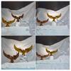 Carving Sitting Angel Figurine European Winged Girl Statue Resin Sculpture Home Office Bookshelf