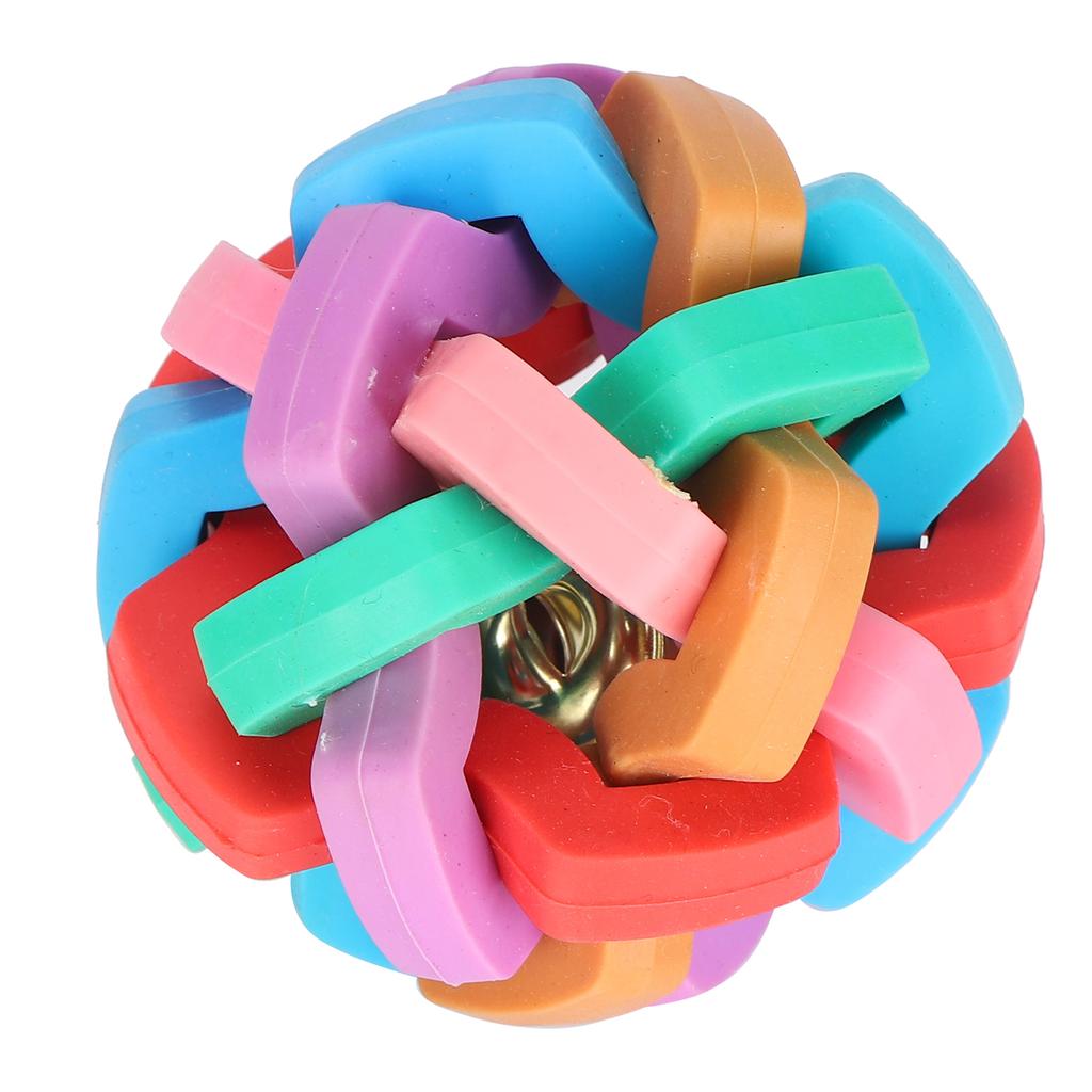 Dog Puppy Toy Colorful Soft Squeak Dog Plaything with Inside Bell Pet Interactive ToysSmall