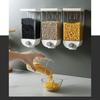 Cereal Dispenser Dry Food Coffee Beans Storage Container Wall-mounted Home Tools