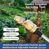 Brass Brass Spray Nozzle 360° Adjustable Atomizing Tip Pesticide Sprayer Nozzle  Pesticide Spraying