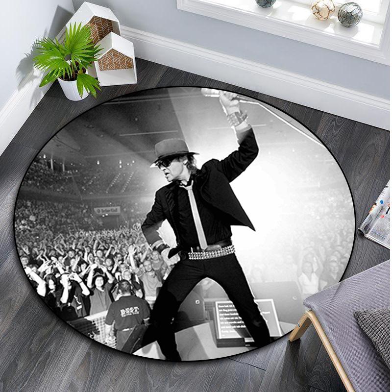 Udo Lindenberg Rond Vloerkleed - Decoratief Kantoorkleed Voor Woonkamer Slaapkamer Deurmat Vloerkleed Computerstoel Gebiedskleed