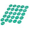 26PCS Beehive Numbered   Marker with Hole Round Beehive Label Beekeeping Accessory for Garden