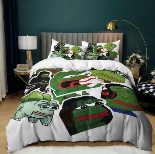 Tree Frog Doona Quilt Duvet Cover Set Pillowcase Single Double Queen Size Bed AU