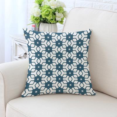 Simple Green Series Patterns Throw Pillow Cover With Short Plush Print Living Room Sofa Decoration Cushion Cover Pillow Covers