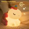 Silicone Cute Rechargeable Night Light Tap Control Portable Dimmable Soft Night Lamp for Kids Toddlers