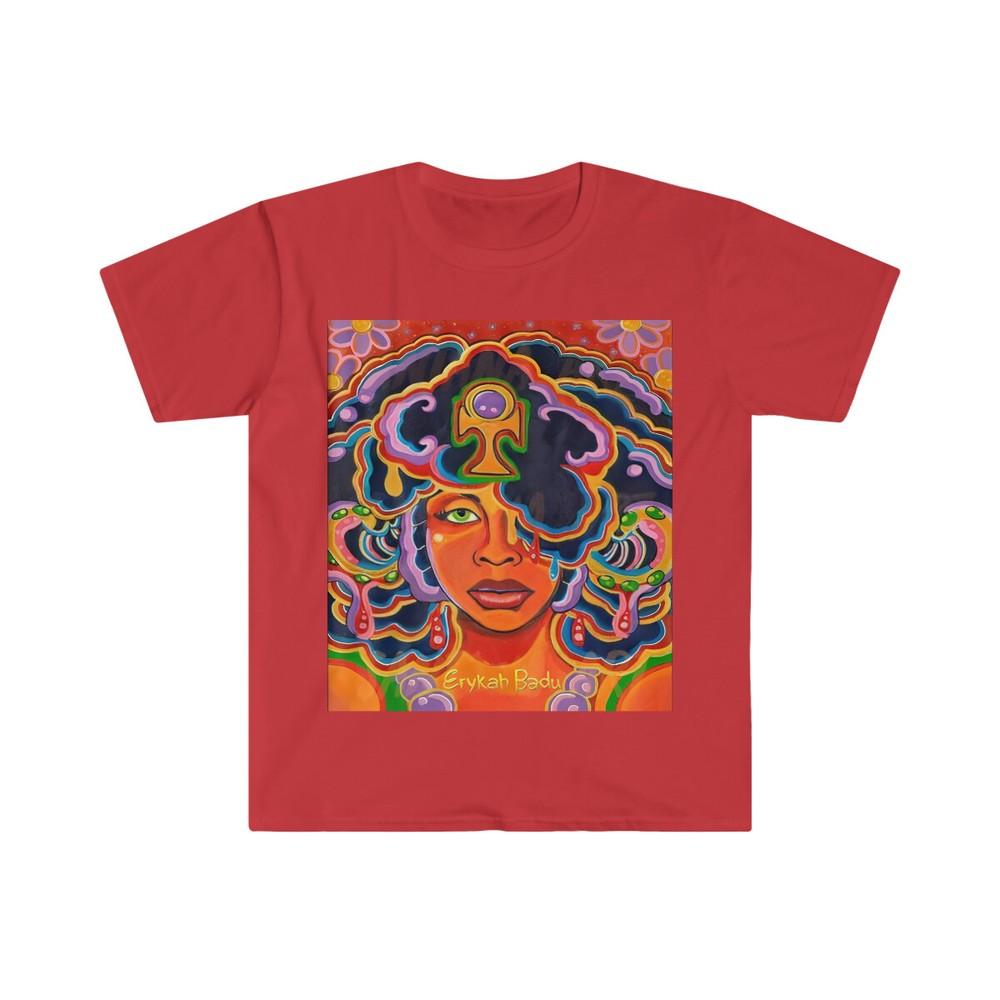 Unisex Cotton T-Shirt. Erykah Badu. Neosoul