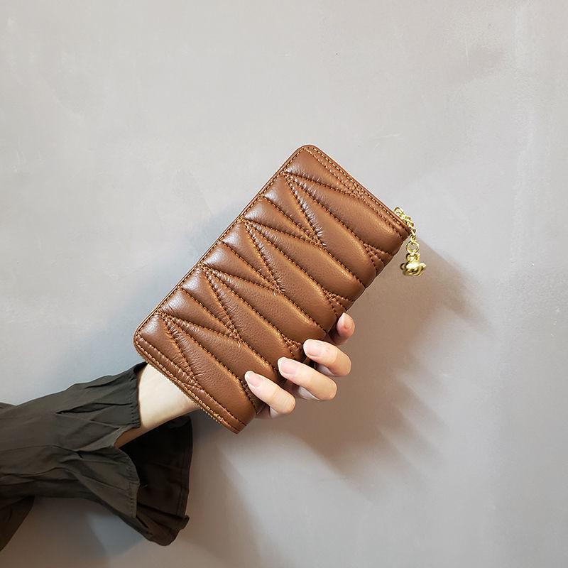 Женский длинный кожаный кошелек Argyle 2025 Многофункциональный держатель для карт и клатч на молнии 1070₽