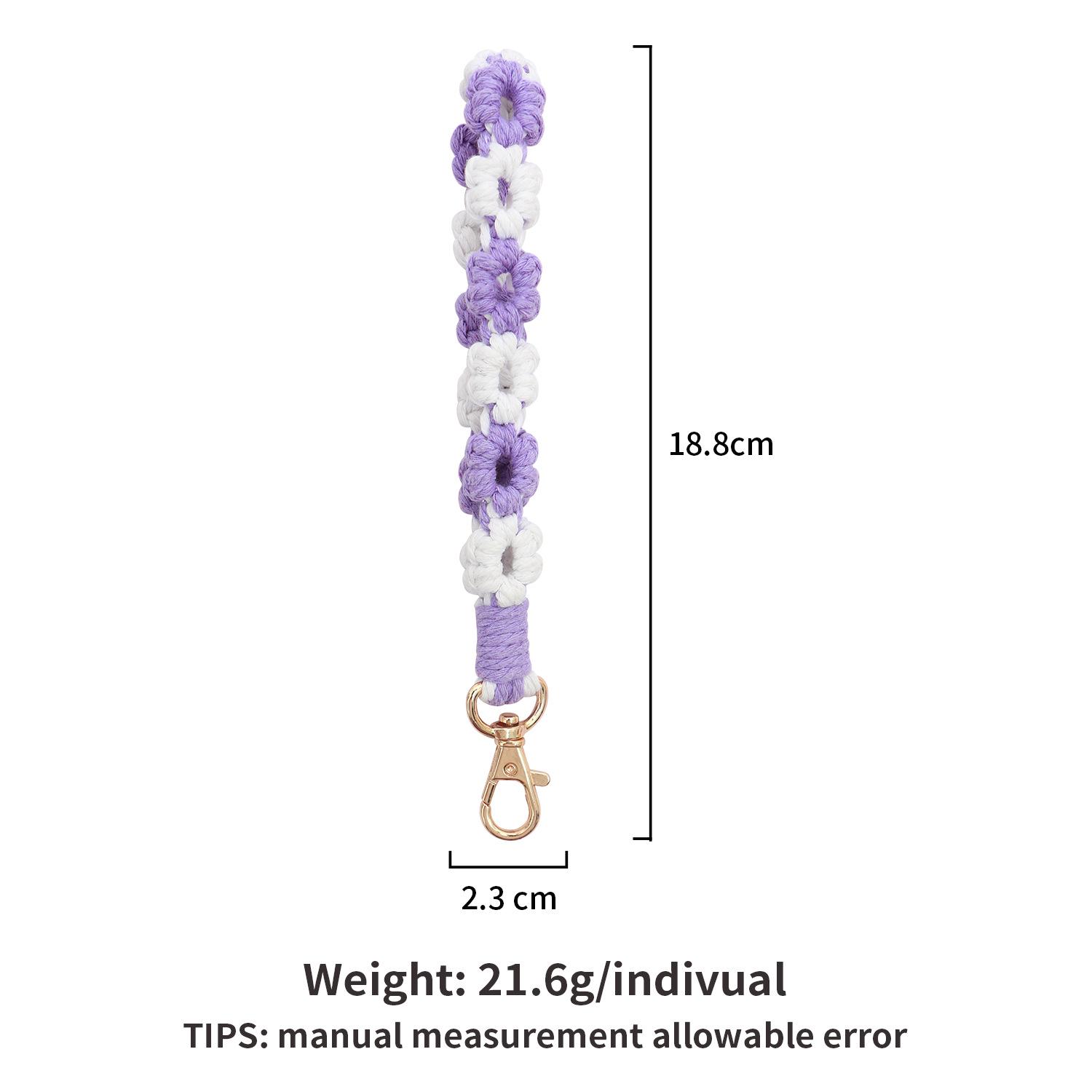 

Bohemian Chrysanthemum Wristband & Daisy Keychain Set