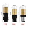 1 Pair(2pcs) Dual Color Turn Signal with DRL 1157 T20 Led 7443 Car Daytime Running Light 1157 Led Bulbs T25 3157 12V/24V