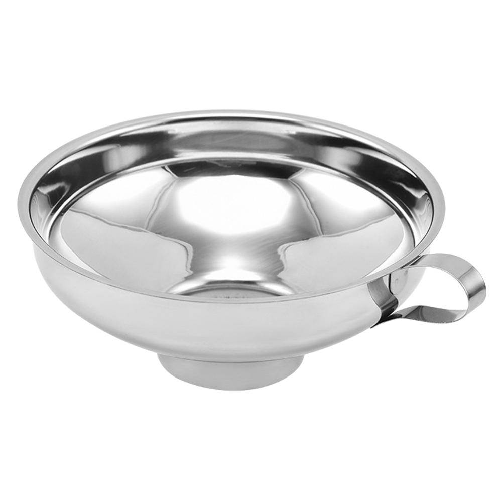 Lejek ze stali nierdzewnej do konserwowania, szeroki otwór, metalowy słoik typu Mason, duży dżem, płyn kuchenny