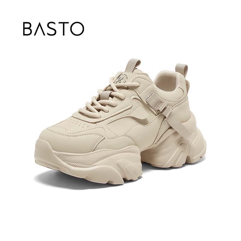 BASTO Women s Casual Platform Dad Shoes D7753AM4 EU 37 абрикосовый