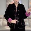 Elegant Spring 2026 Chinese-Style Jacket for Middle-Aged and Elderly Women