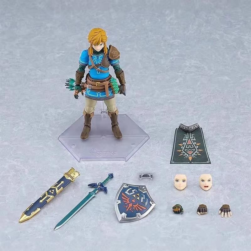 Figma626 Link the Legend of Zelda: Tears of the Kingdom Wild Breath Mobile Handheld Anime Toy Action Figure In Stock