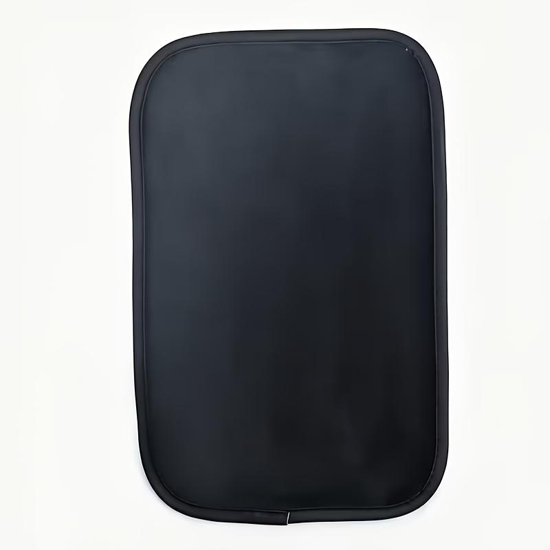 1Pc Black Car Center Console Armrest Cushion Raised Glove Box Arm Pad Soft Comfortable Driving Arm Rest Mat Easy To Install Fit