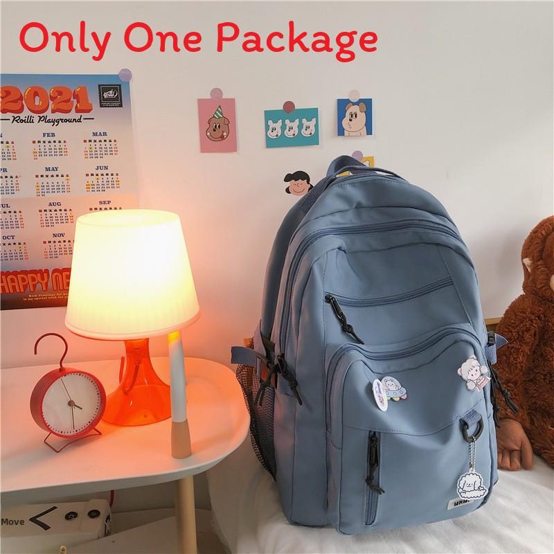 Stilvoller Rucksack mit großem Fassungsvermögen für Schüler, aus Nylon, für die Schule und das Studium