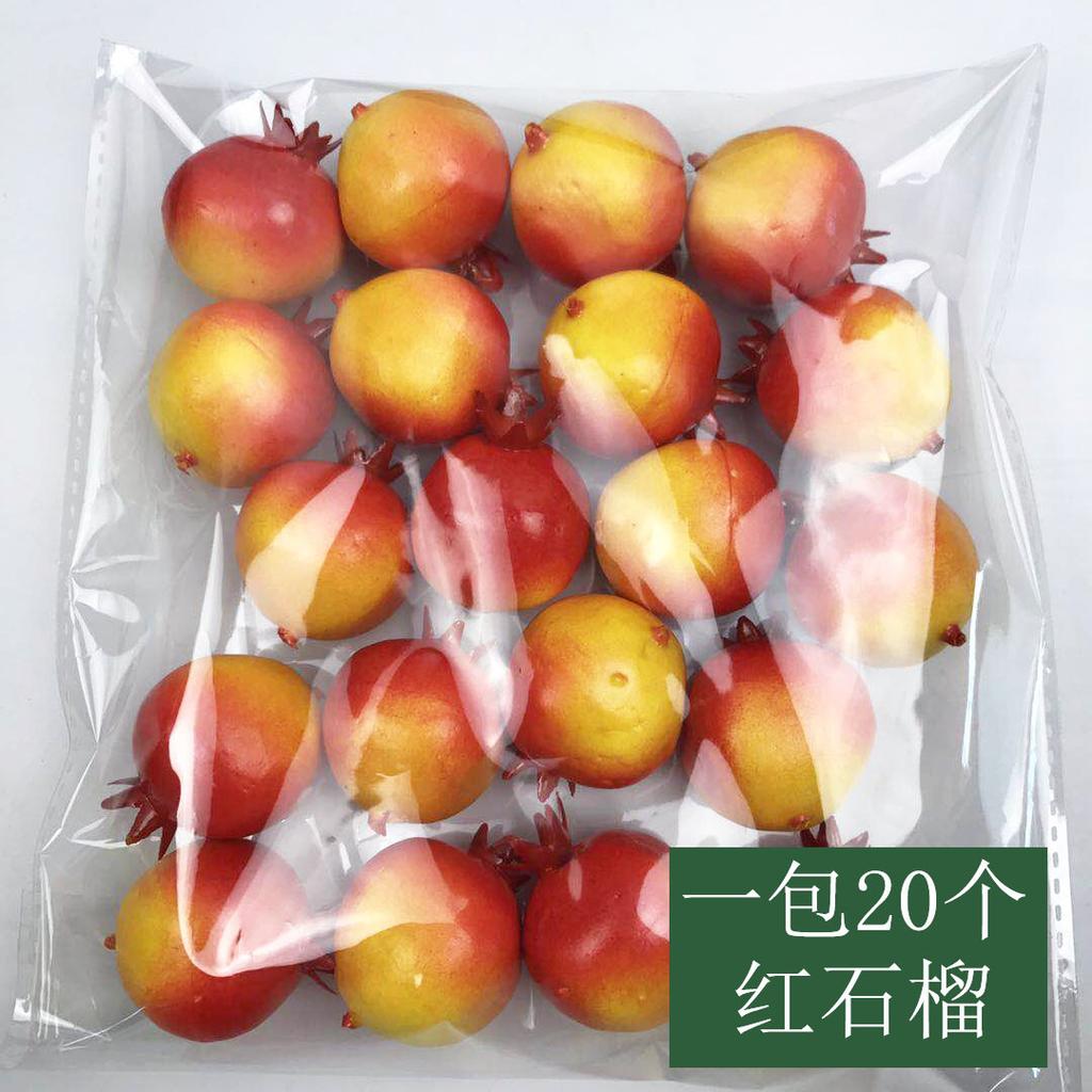10PCS 2-3cm Mini Artificial Fruits Foods Vegetables Fake Apple Peach Orange Lemon Pear Banana Pepper Pumpkin Home Decoration