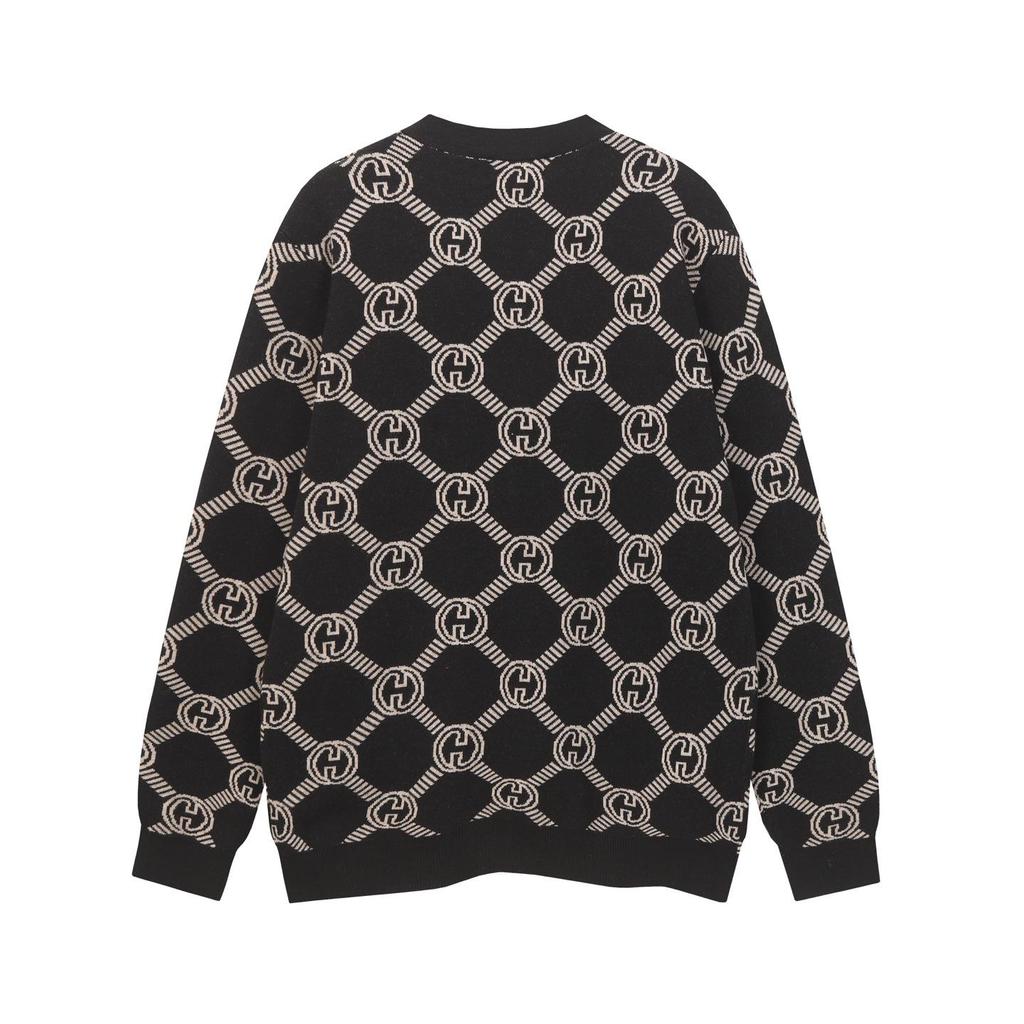 Cross 25Ss Unisex V-Neck Knit Cardigan: Autumn/Winter Fashion, Loose & Trendy Style