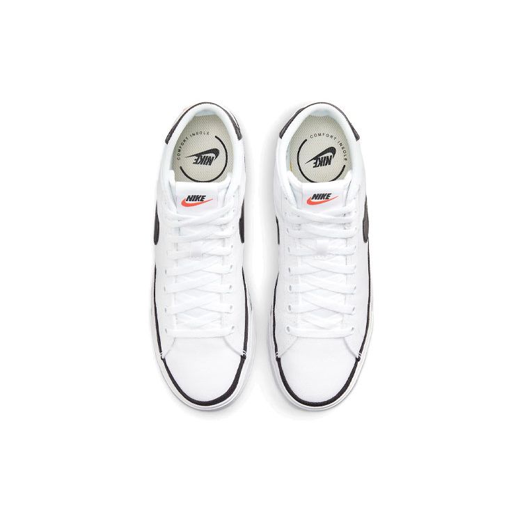 Nike Court Legacy Canvas Mid 'White Black' DD0162-100