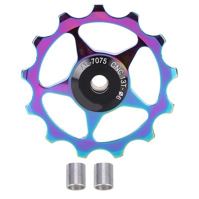 Mountain Bike Aluminium Alloy Rear Derailleur Pulley Bearing Guide Pulley Bicycle Cycling