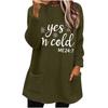 Autumn Winter Women's Loose Fit Letter Print Plush Hoodie with Pockets