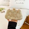 Lady Chain Crossbody Shoulder Bags Flower Rhinestone Decor Shining Banquet Clutch Bag Party Wedding Women Handbags Evening Bag
