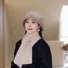 New Winter Warm Basin Hat for Women Fashion Fashionable Mother Hat Plus Velvet Thickened Rabbit Wool Knitted Hat