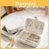 Durable Leather Jewelry Storage Case For Rings And Earrings