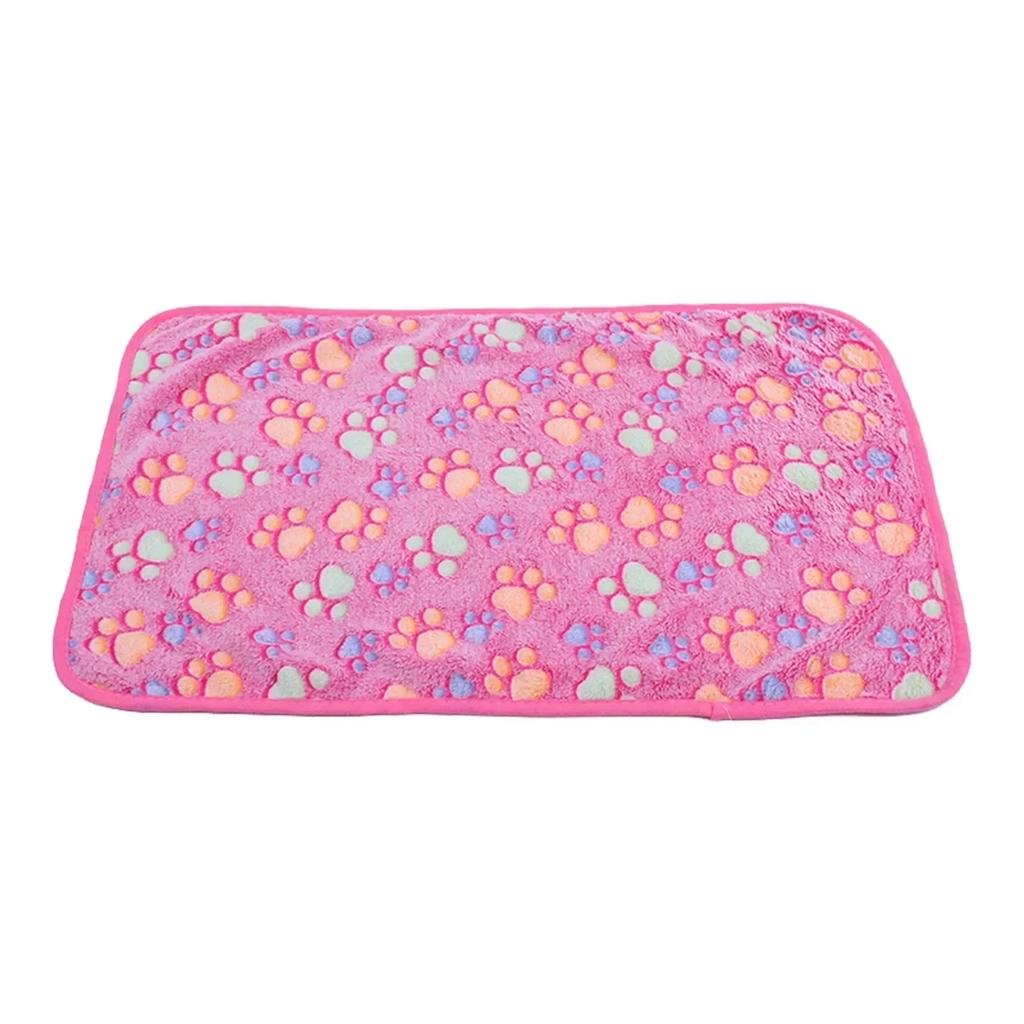 Pet Blanket Bed Mascotas Cama Perros Cachorro Soft Cute Printing Pets Fleece Sleep Mat Pad For Dogs And Cats Lovely Cushion