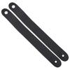 6PCS Leather Material Guitar Neck Strap Tie Black Guitar Strap Lock Headstock Strap Tie  For Guitars