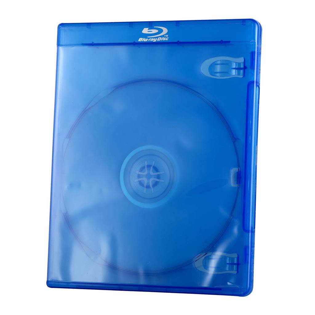 Empty Case DVD CD One Disc Storage Blu Ray Plastic Blue Sleeve Cover 11mm Box