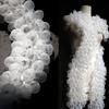 85x16cm Heat Setting Bubble Yarn Fabric Transparent 3D Lace Fabric for Fashion Designers DIY Sew Wedding Dress Clothing Supplie