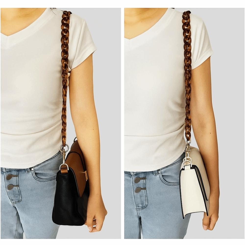 Retro Stil Umhängetasche Kette 37/60/120cm Taschenkette Anhänger Handy Zubehör