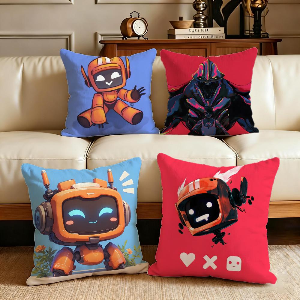 SciFi Love Death Robots Cushion Cover Cushion Cover Set 4Pcs 50x50 45x45 40x40 Pillowcase Decorative Sofa Home Decor