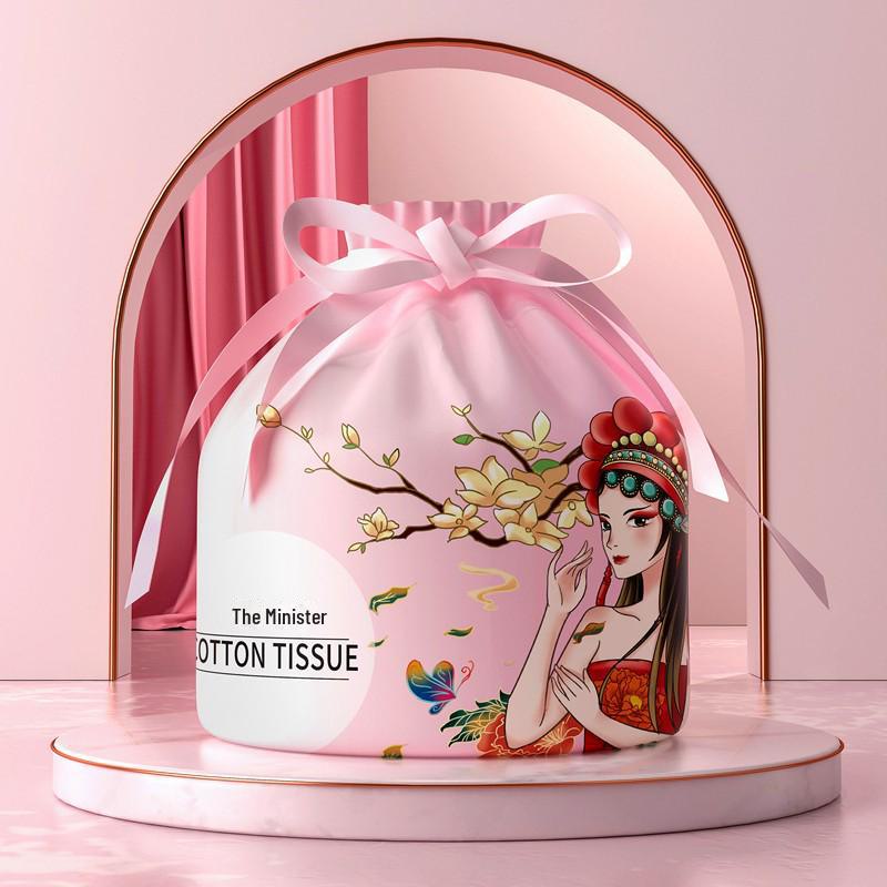 Thickened Disposable Face Towel: Soft Cotton Cleansing, Wet & Dry Dual-Use, English-Packaged.